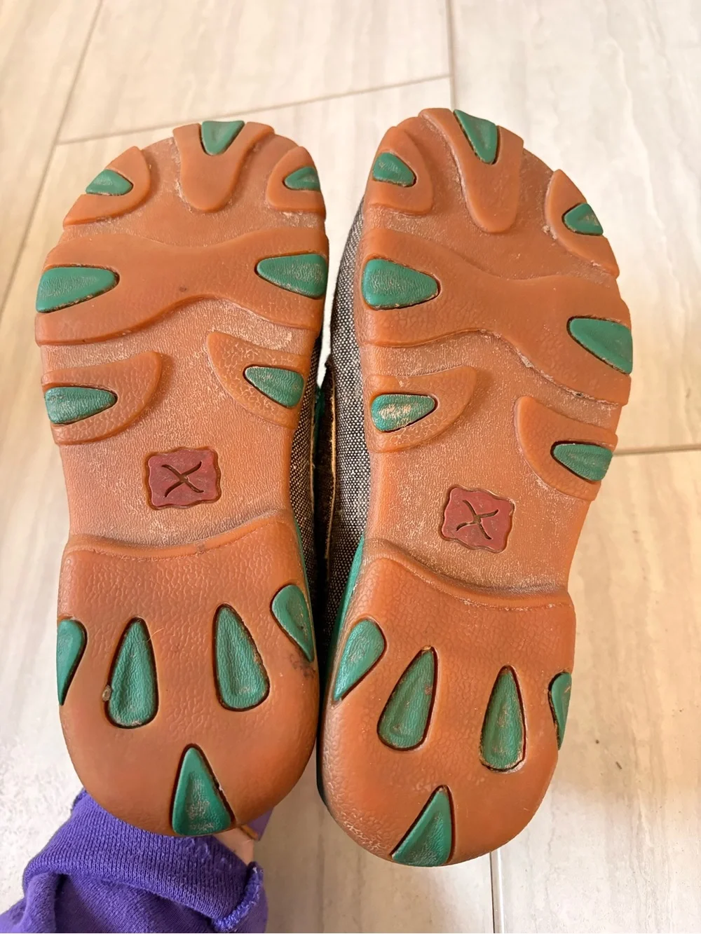 Twisted X Youth Dust & Turquoise ECO Driving Moc 3M youth